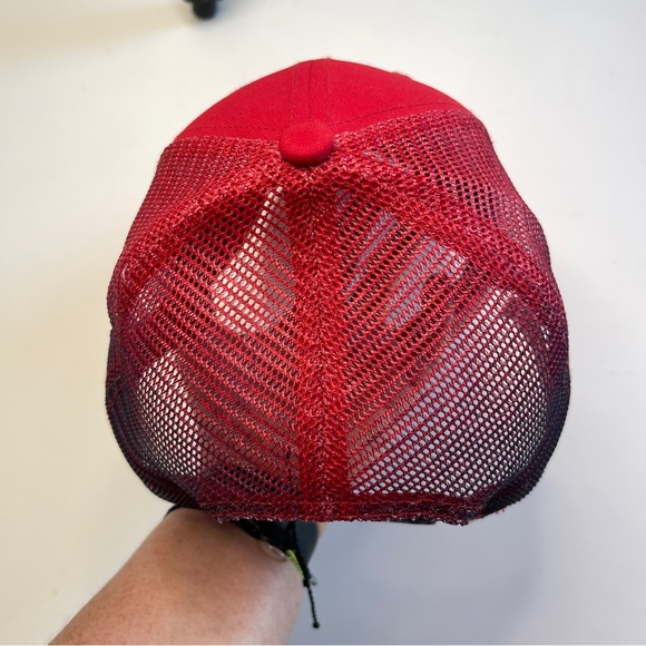 Anaheim Angles Nike Legacy 91 SnapBack Hat - Red And Blue Mesh Back Cap - MLB - Picture 5 of 8